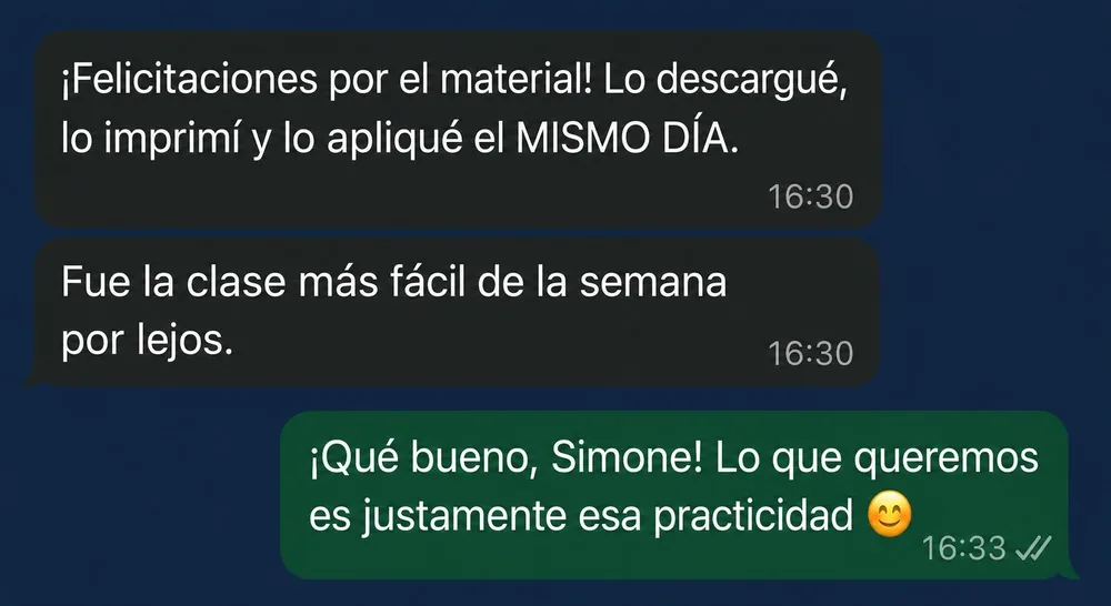 Depoimento real via WhatsApp 5