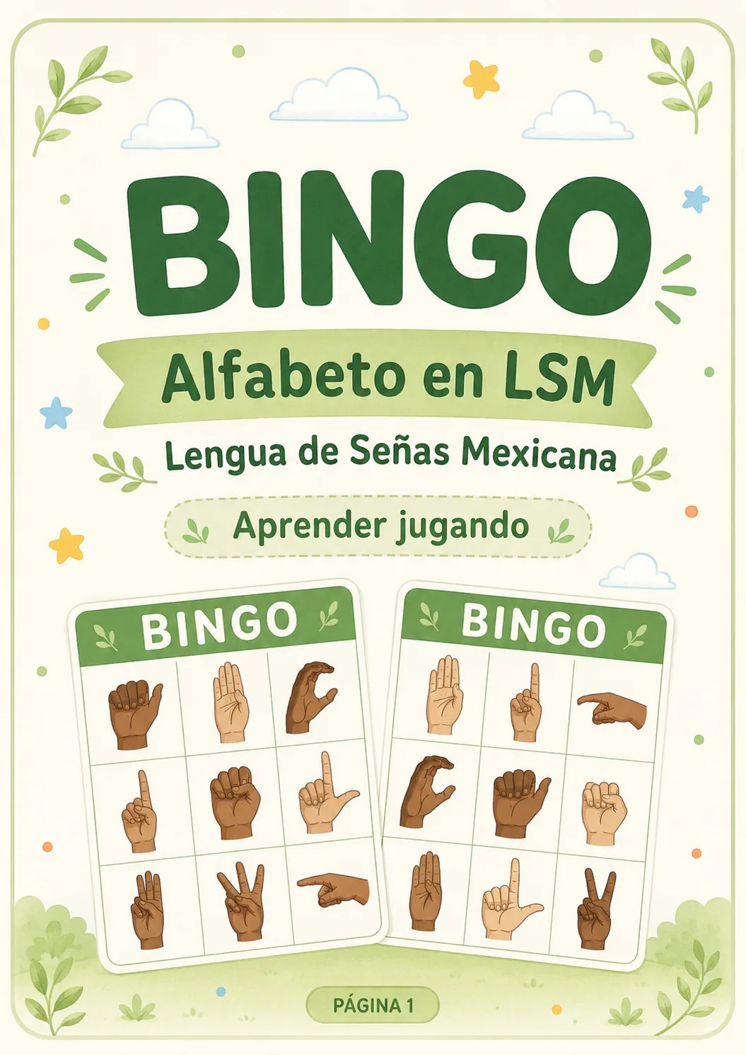 Bingo del Alfabeto en LSC